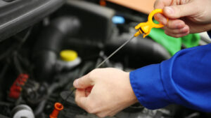 verificar os níveis de água e óleo do seu carro