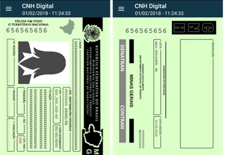 Crédito de Imagem portal do transito - CNH DIGITAL